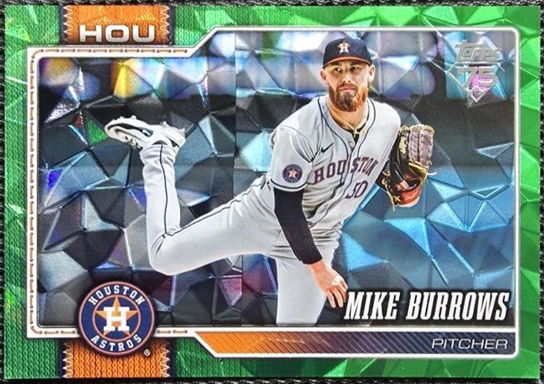 Mike Burrows [Green Diamante Foil] #413