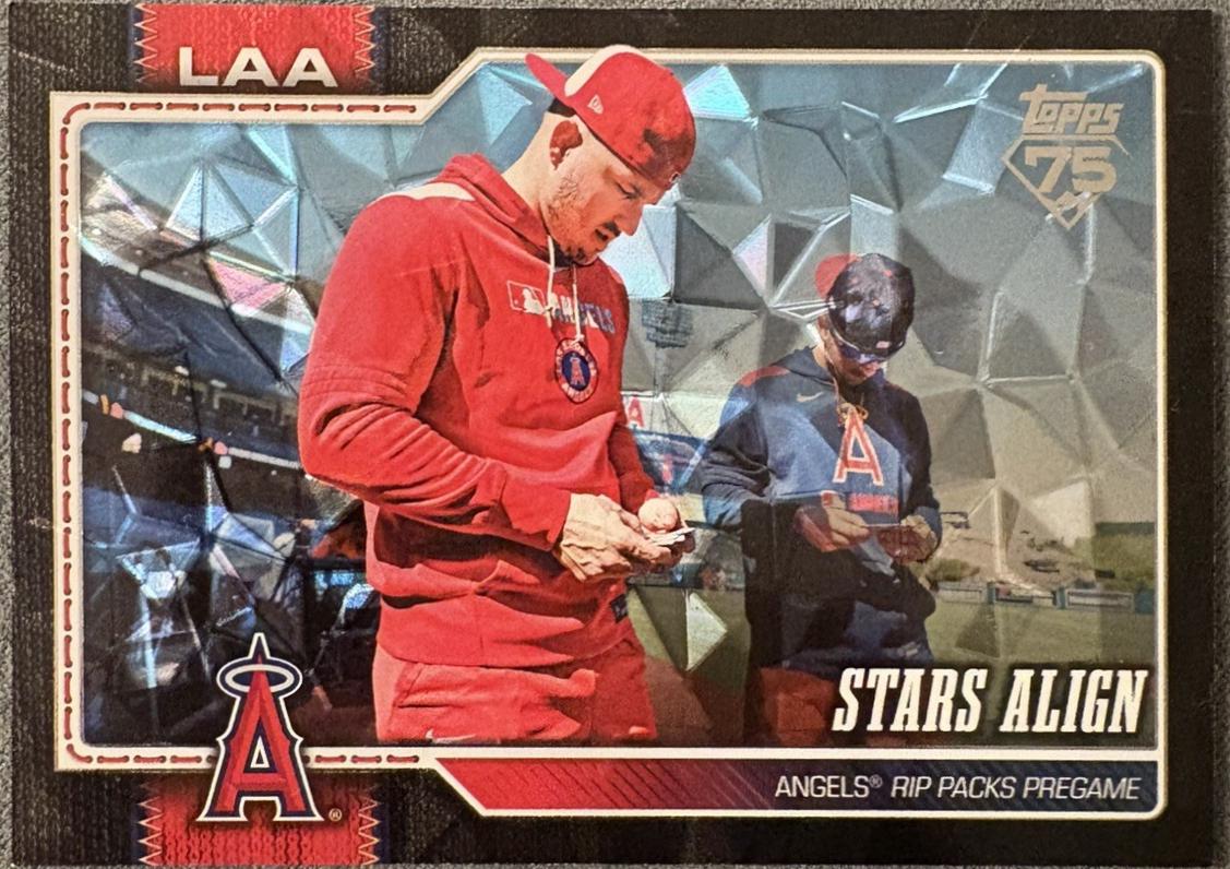 Mike Trout [Sandglitter Black] #517