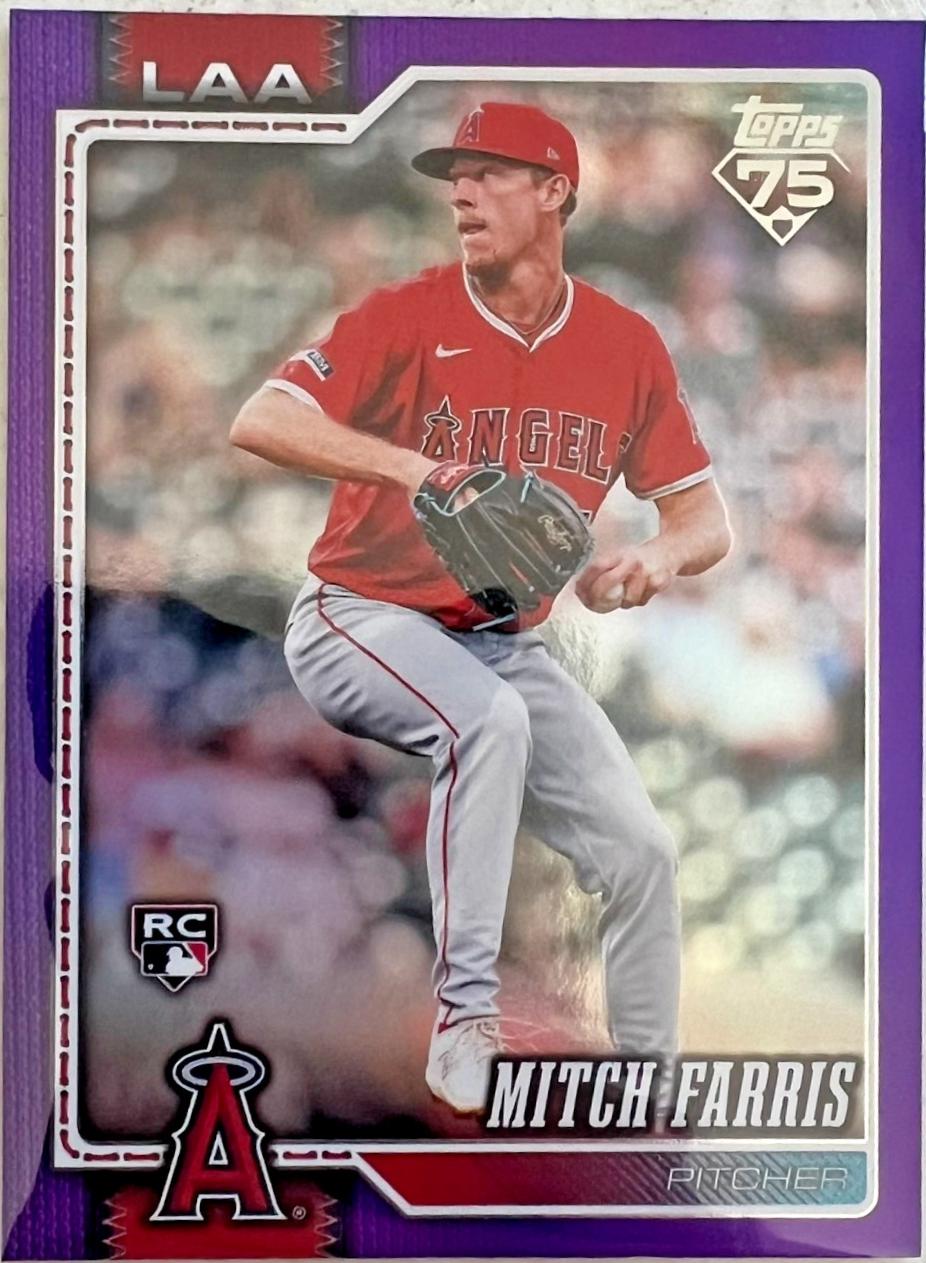 Mitch Farris [Purple Rainbow Foil] #609