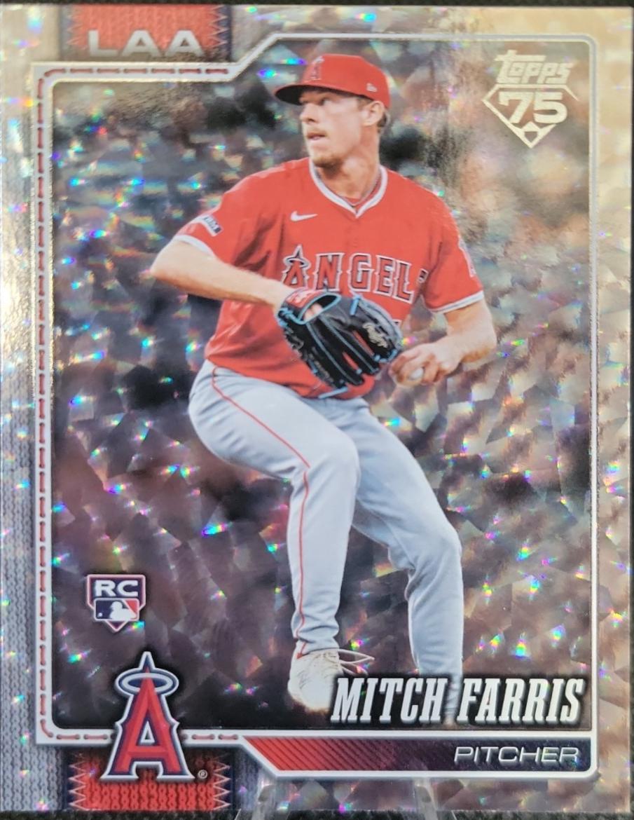 Mitch Farris [Silver Crackle Foil] #609