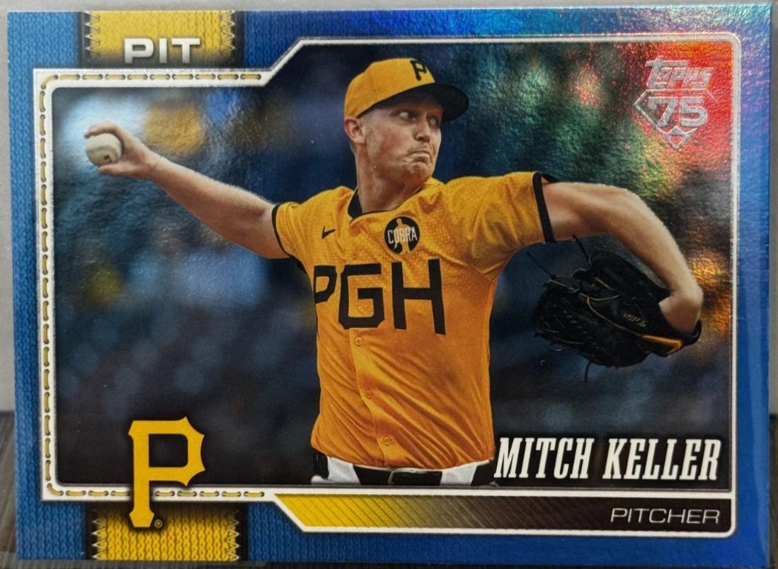 Mitch Keller [Blue Rainbow Foil] #436