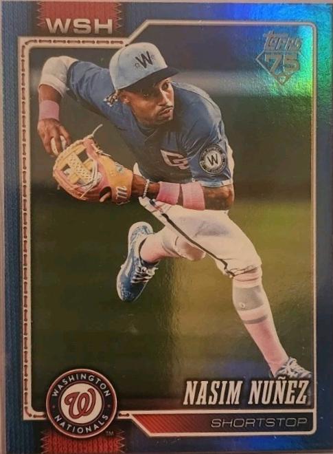Nasim Nunez [Blue Rainbow Foil] #645