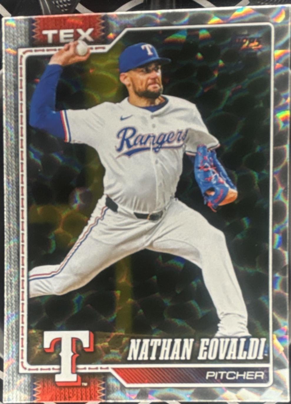 Nathan Eovaldi [Silver Crackle Foil] #355