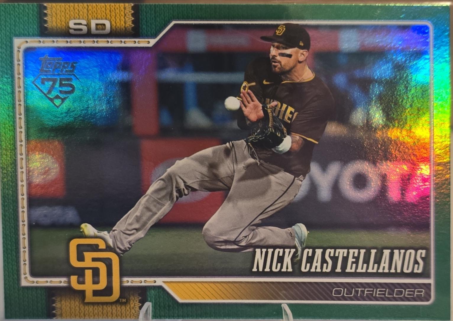Nick Castellanos [Green Diamante Foil] #437