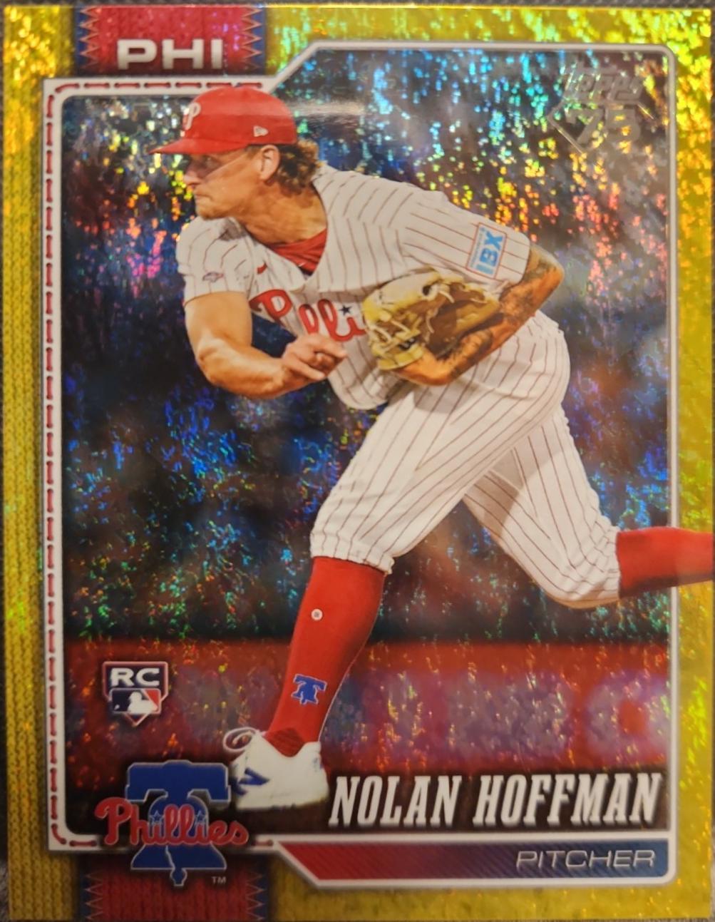 Nolan Hoffman [Yellow Rainbow Foil] #666