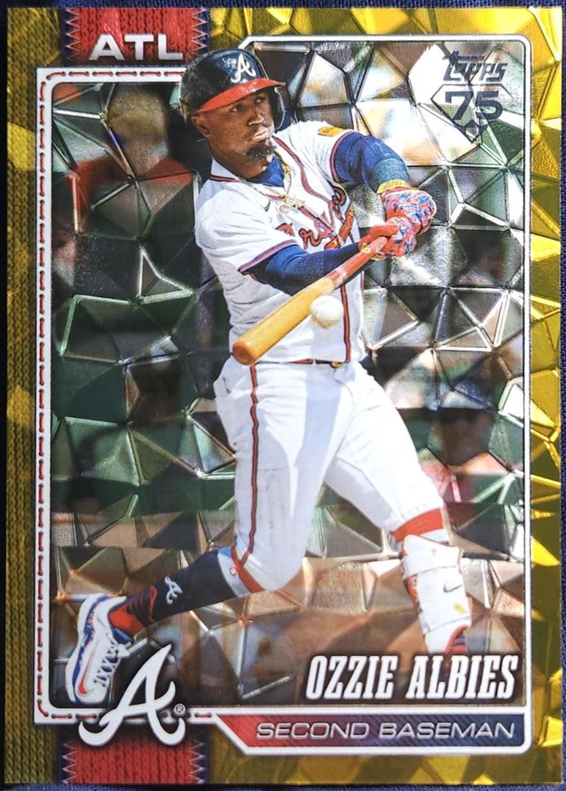 Ozzie Albies [Gold Diamante Foil] #568