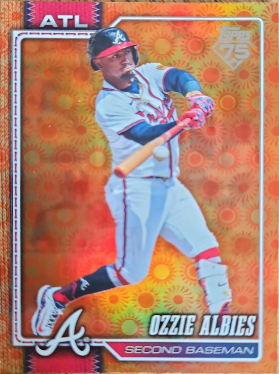 Ozzie Albies [Orange Diamante Foil] #568