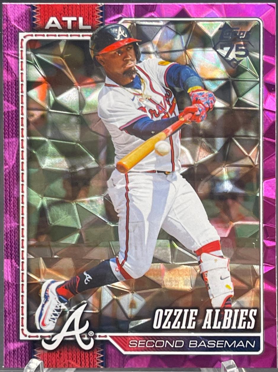Ozzie Albies [Pink Diamante Foil] #568