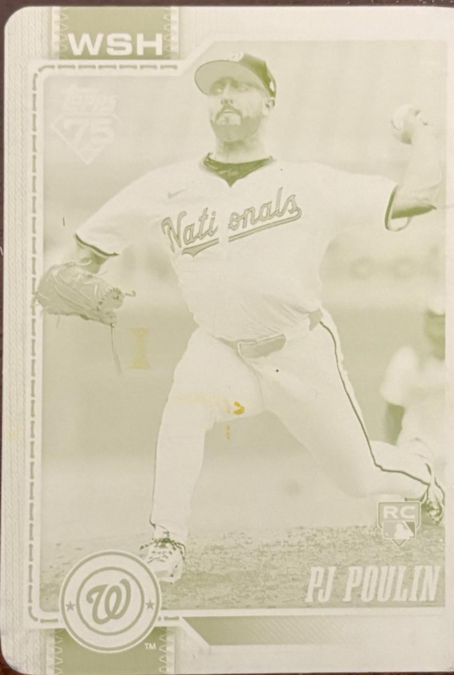 PJ Poulin [Printing Plate] #405