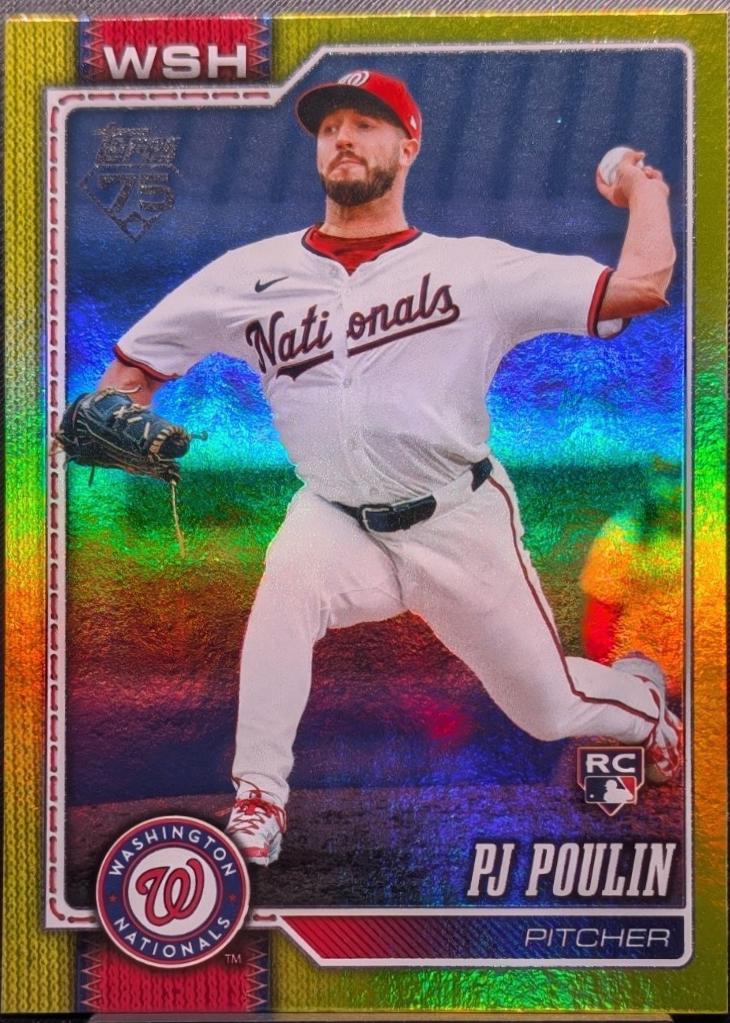 PJ Poulin [Yellow Rainbow Foil] #405
