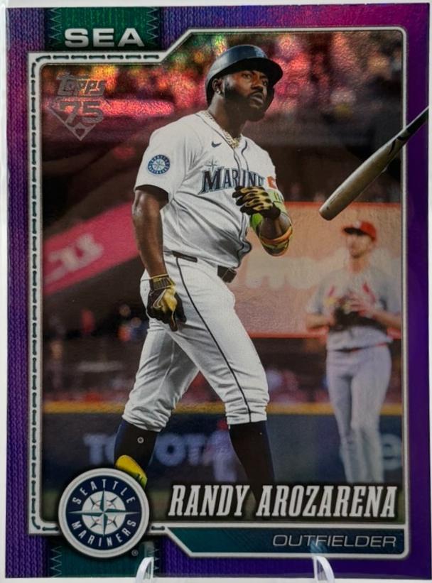 Randy Arozarena [Purple Rainbow Foil] #431