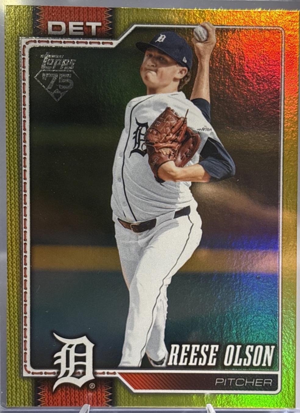 Reese Olson [Holo Foil Yellow] #639