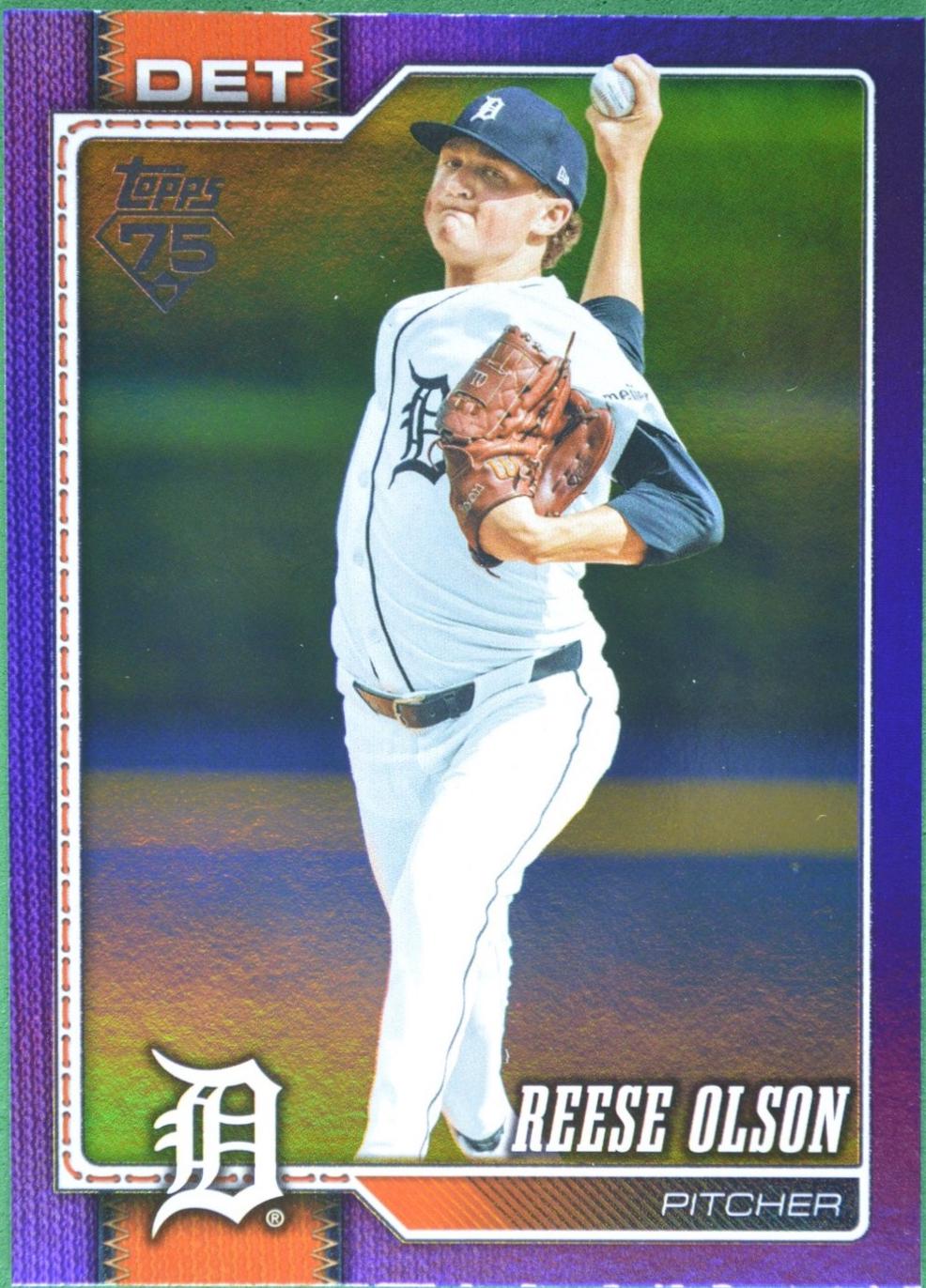 Reese Olson [Purple Rainbow Foil] #639