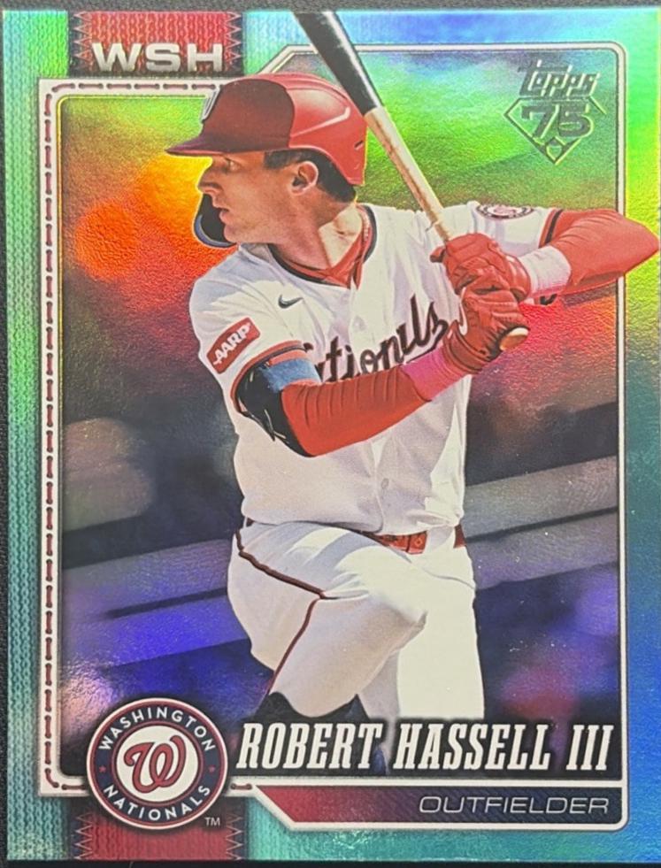 Robert Hassell III [Aqua Rainbow Foil] #582
