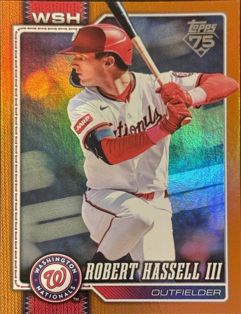 Robert Hassell III [Orange Diamante Foil] #582