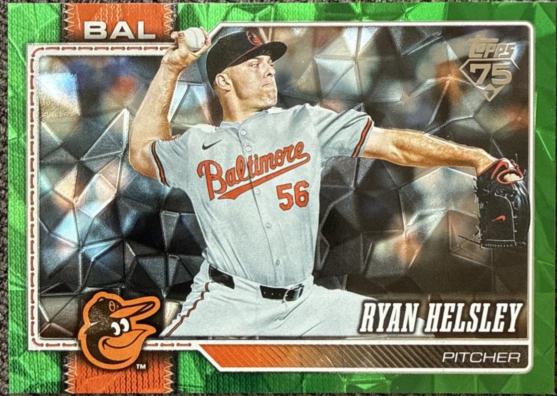 Ryan Helsley [Green Diamante Foil] #498