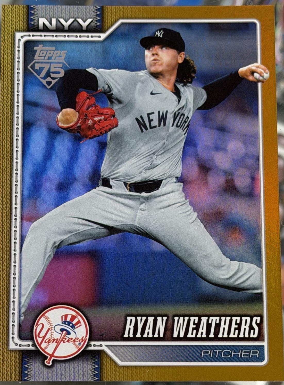 Ryan Weathers [Gold Rainbow Foil] #634