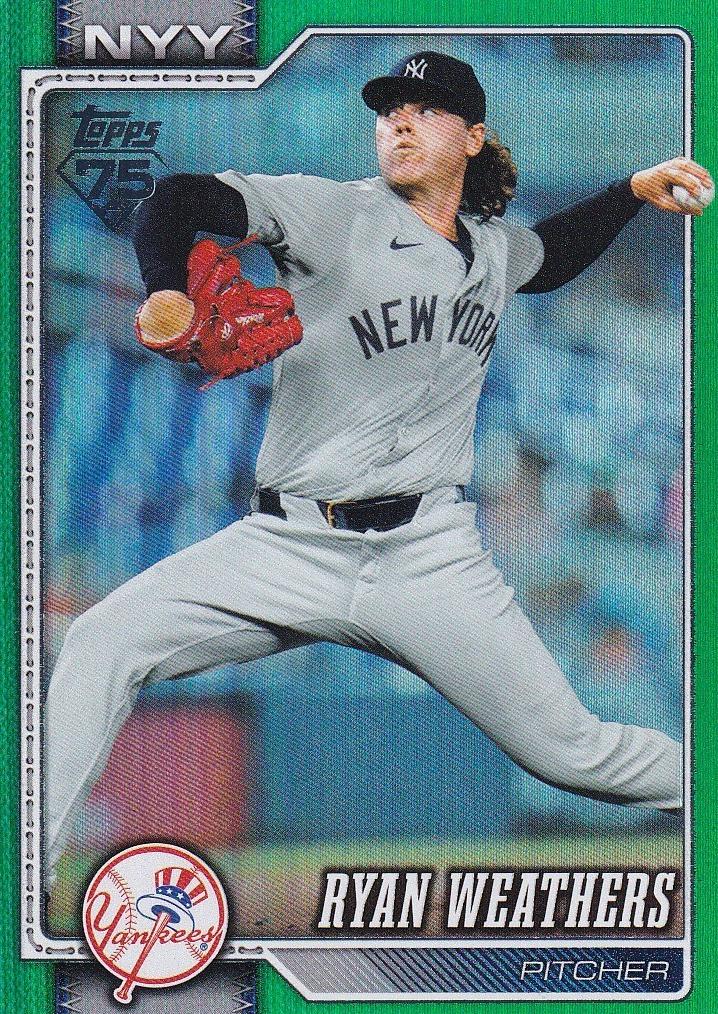Ryan Weathers [Green Rainbow Foil] #634