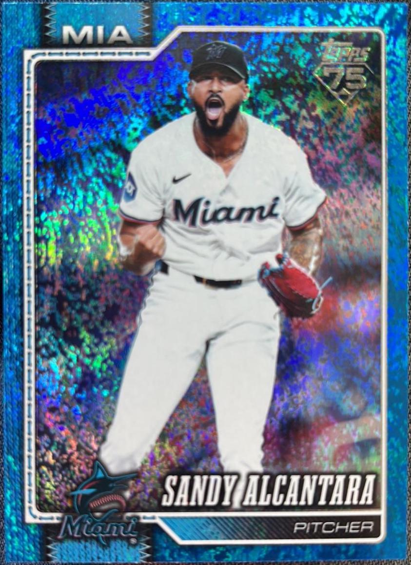 Sandy Alcantara [Holo Foil Blue] #449