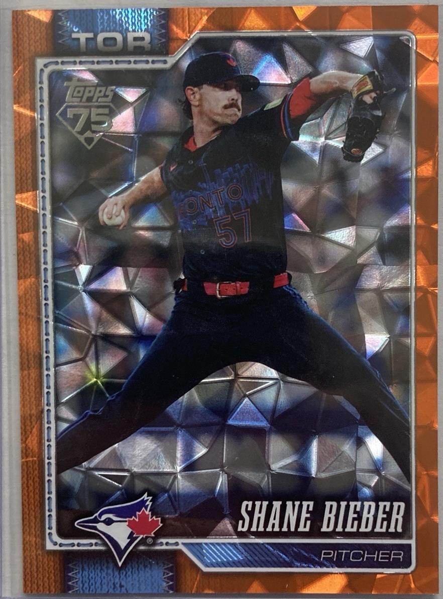 Shane Bieber [Orange Diamante Foil] #422