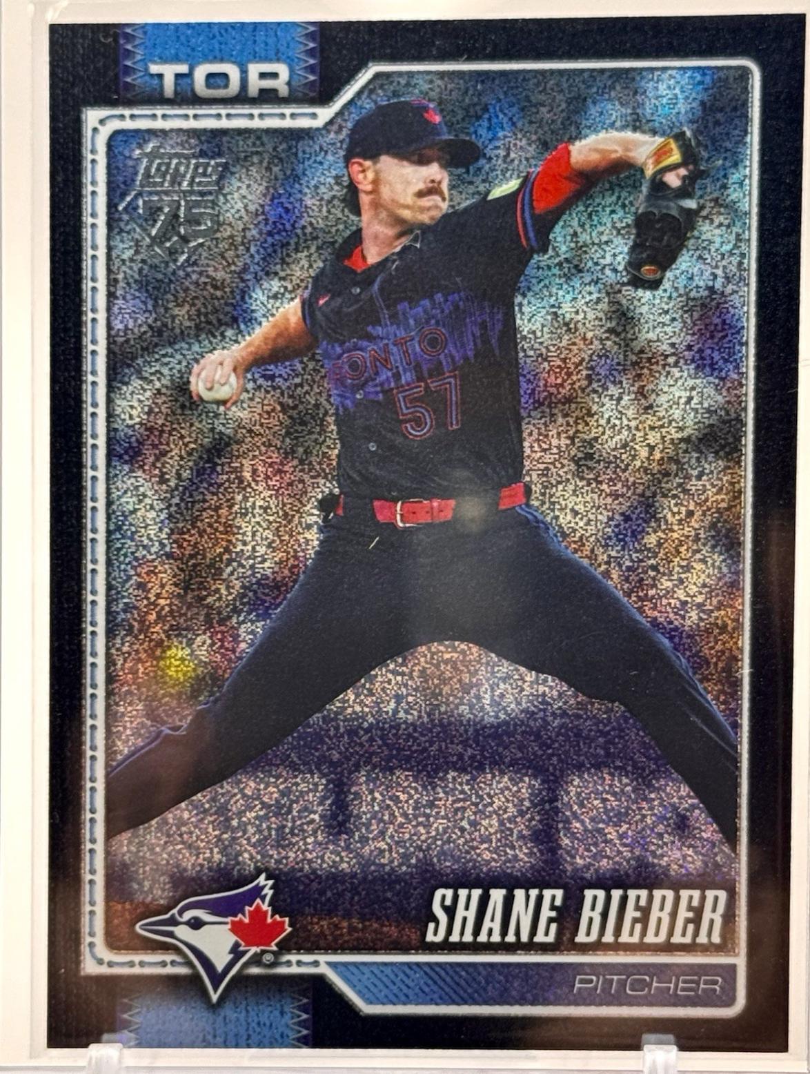 Shane Bieber [Sandglitter Black] #422