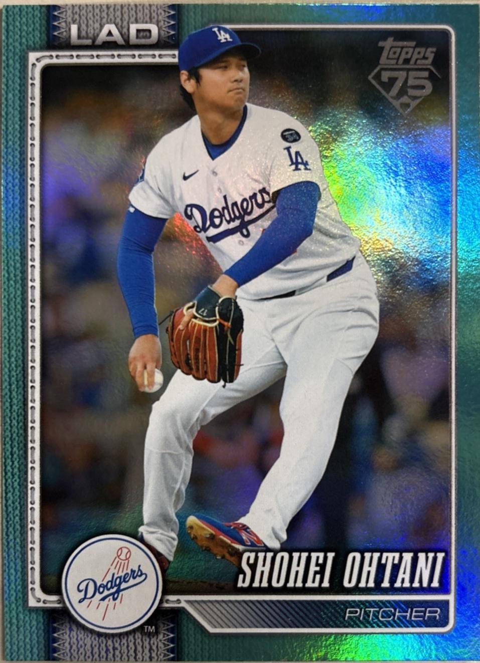 Shohei Ohtani [Aqua Rainbow Foil] #500