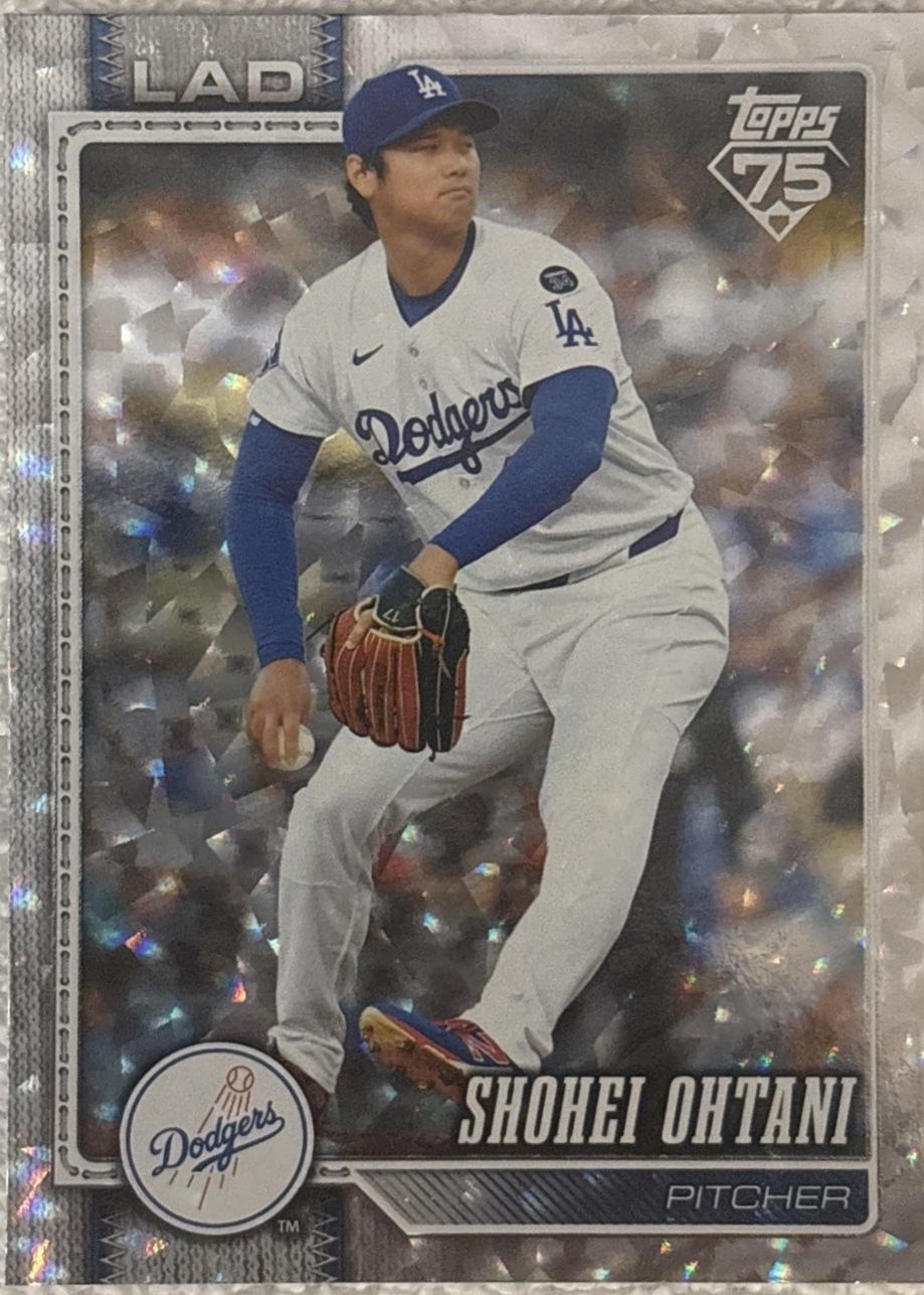 Shohei Ohtani [Silver Crackle Foil] #500