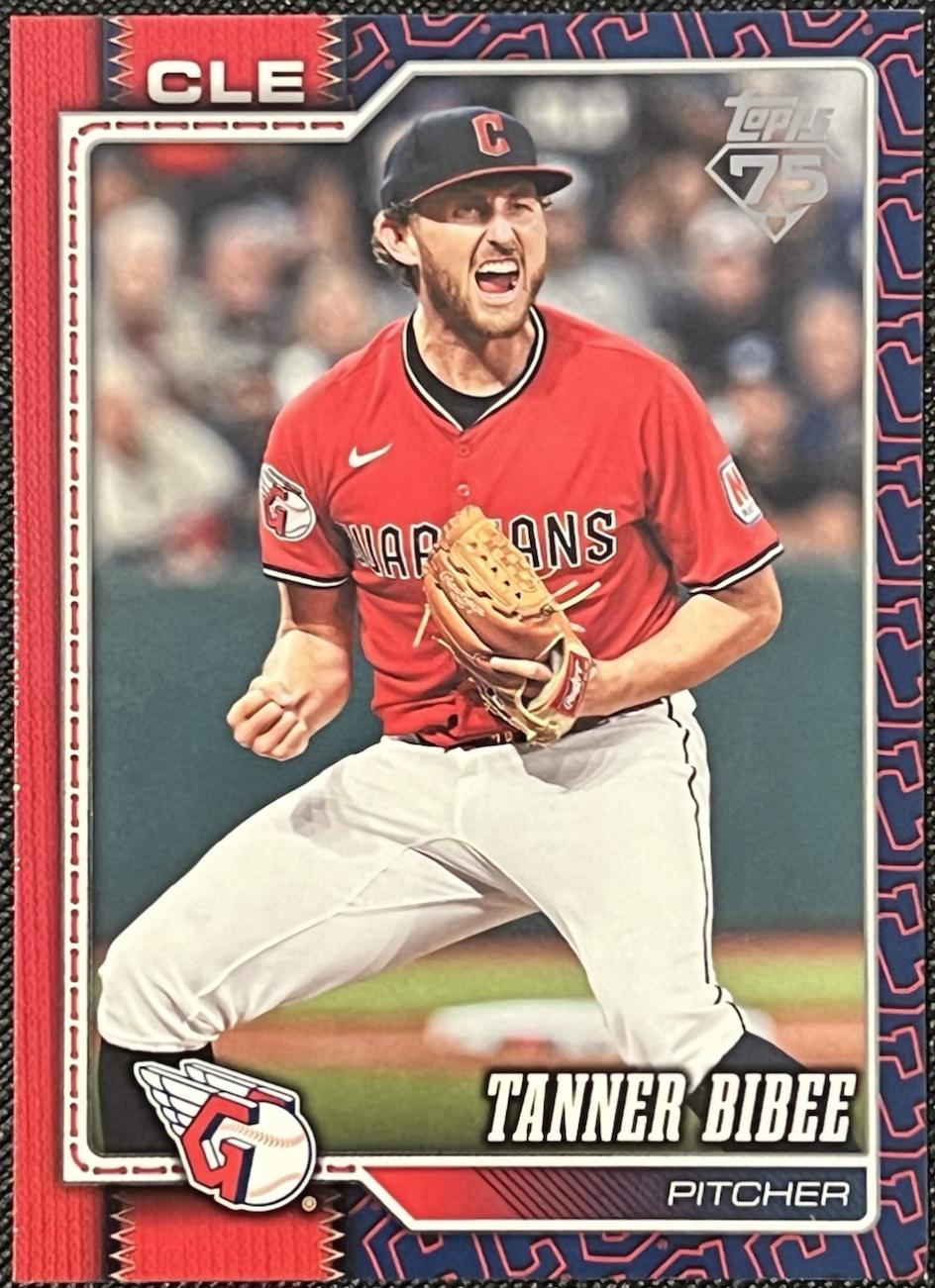 Tanner Bibee [Team Color Border Variation] #618