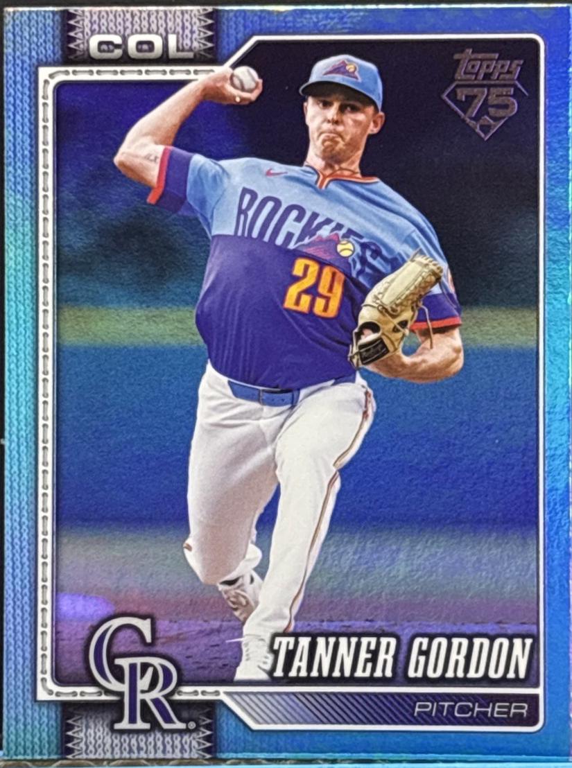 Tanner Gordon [Aqua Rainbow Foil] #444