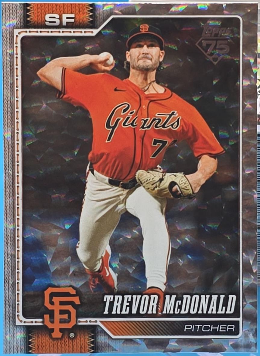 Trevor McDonald [Silver Crackle Foil] #466