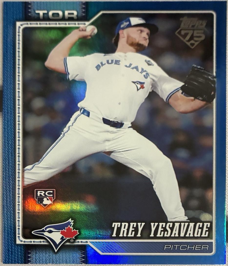Trey Yesavage [Blue Rainbow Foil] #620