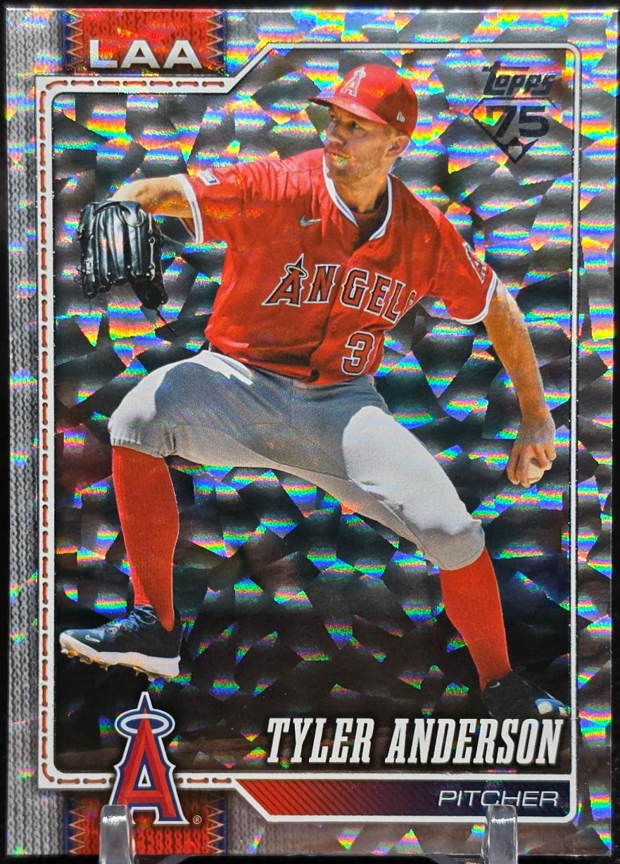 Tyler Anderson [Silver Crackle Foil] #694