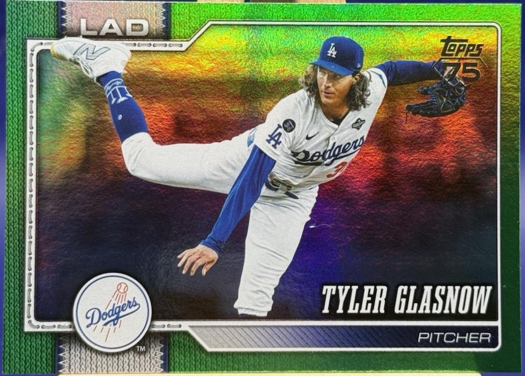 Tyler Glasnow [Green Diamante Foil] #629