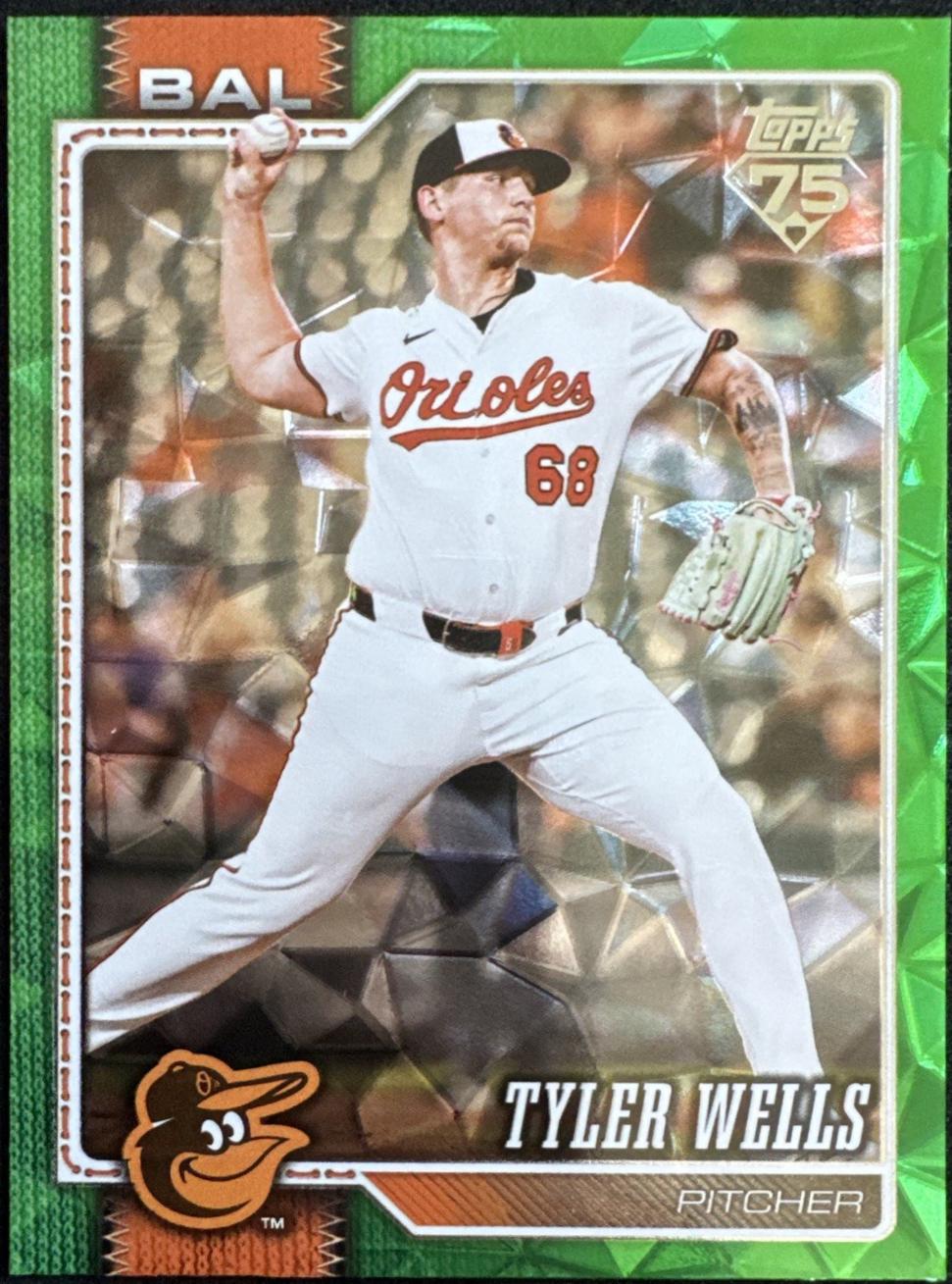 Tyler Wells [Green Diamante Foil] #478