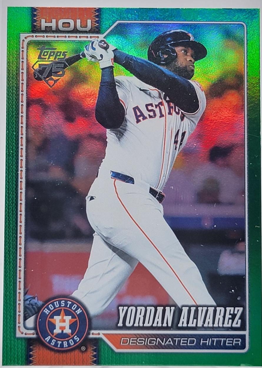 Yordan Alvarez [Green Diamante Foil] #468
