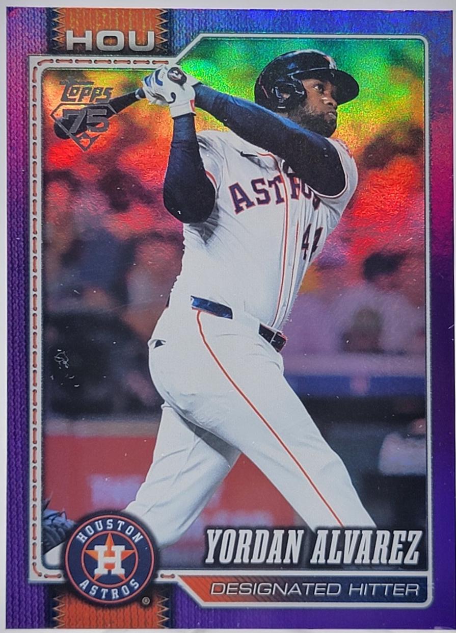 Yordan Alvarez [Purple Rainbow Foil] #468