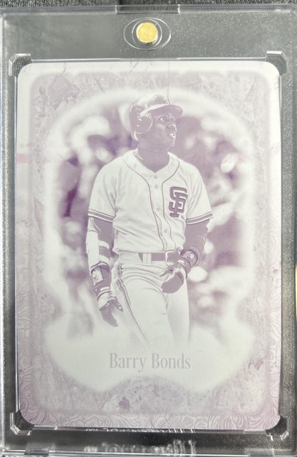 Barry Bonds [Printing Plate] #4