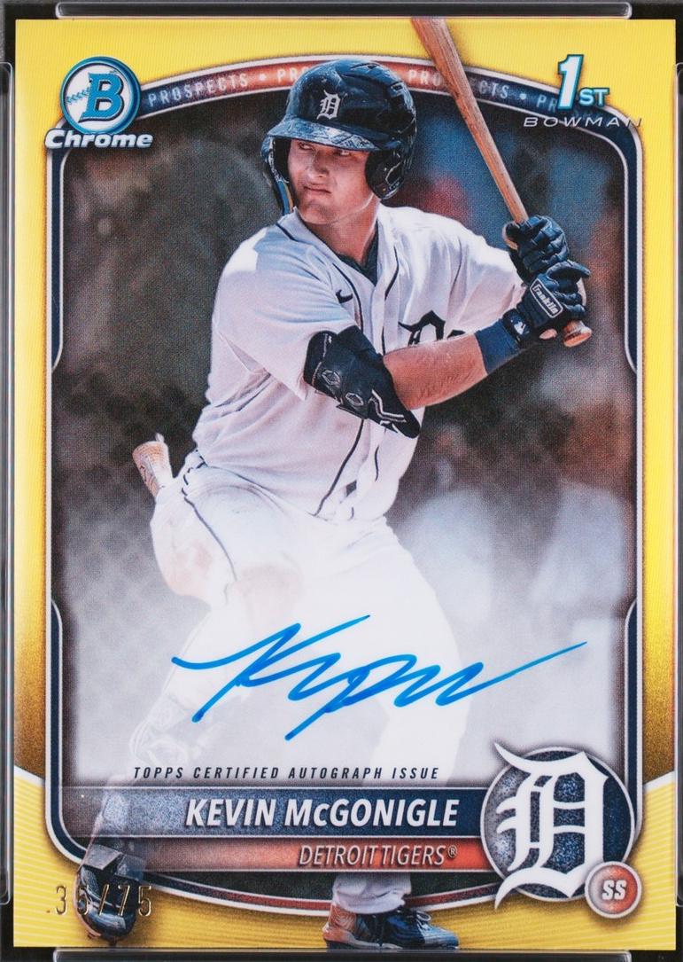 Kevin McGonigle [Yellow Mojo Refractor] #CPA-KM