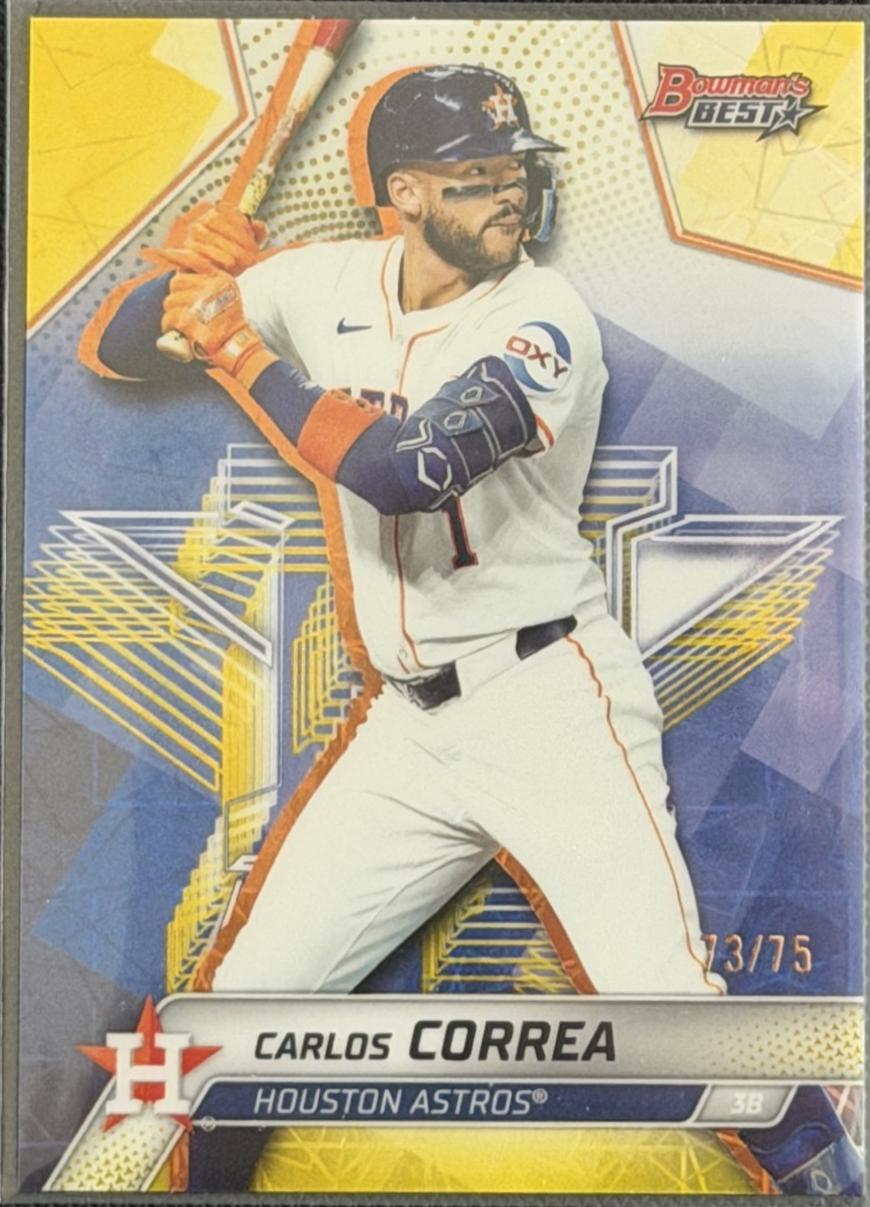 Carlos Correa [Yellow Refractor] #50