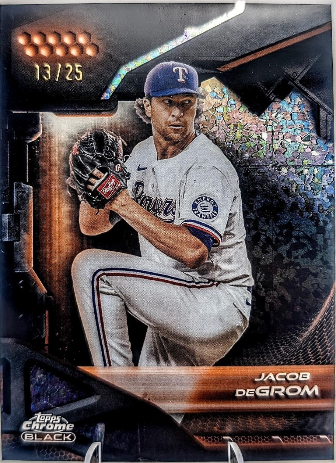 Jacob deGrom [Orange Mini-Diamond Refractor] #107