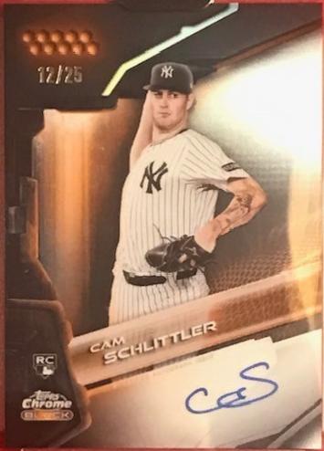 Cam Schlittler [Orange Refractor] #CBA-SC