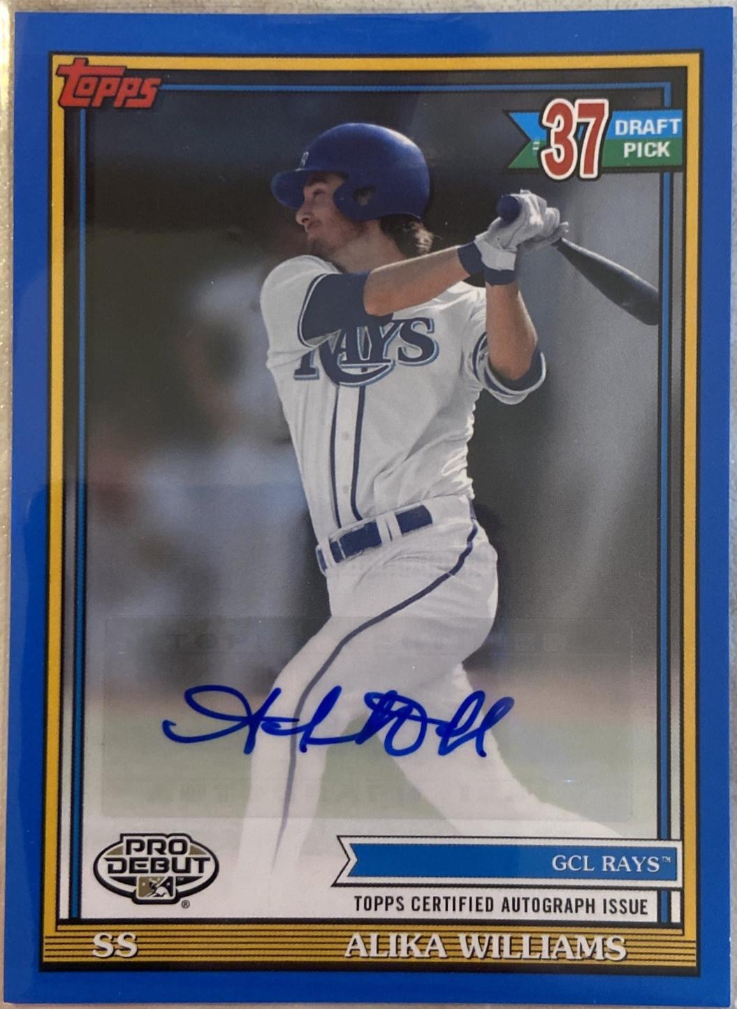 Alika Williams [Blue Autograph] #PD-188