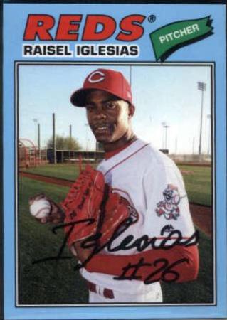 Raisel Iglesias [Blue] #40