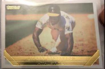 Rickey Henderson [1993 Topps Gold] #227