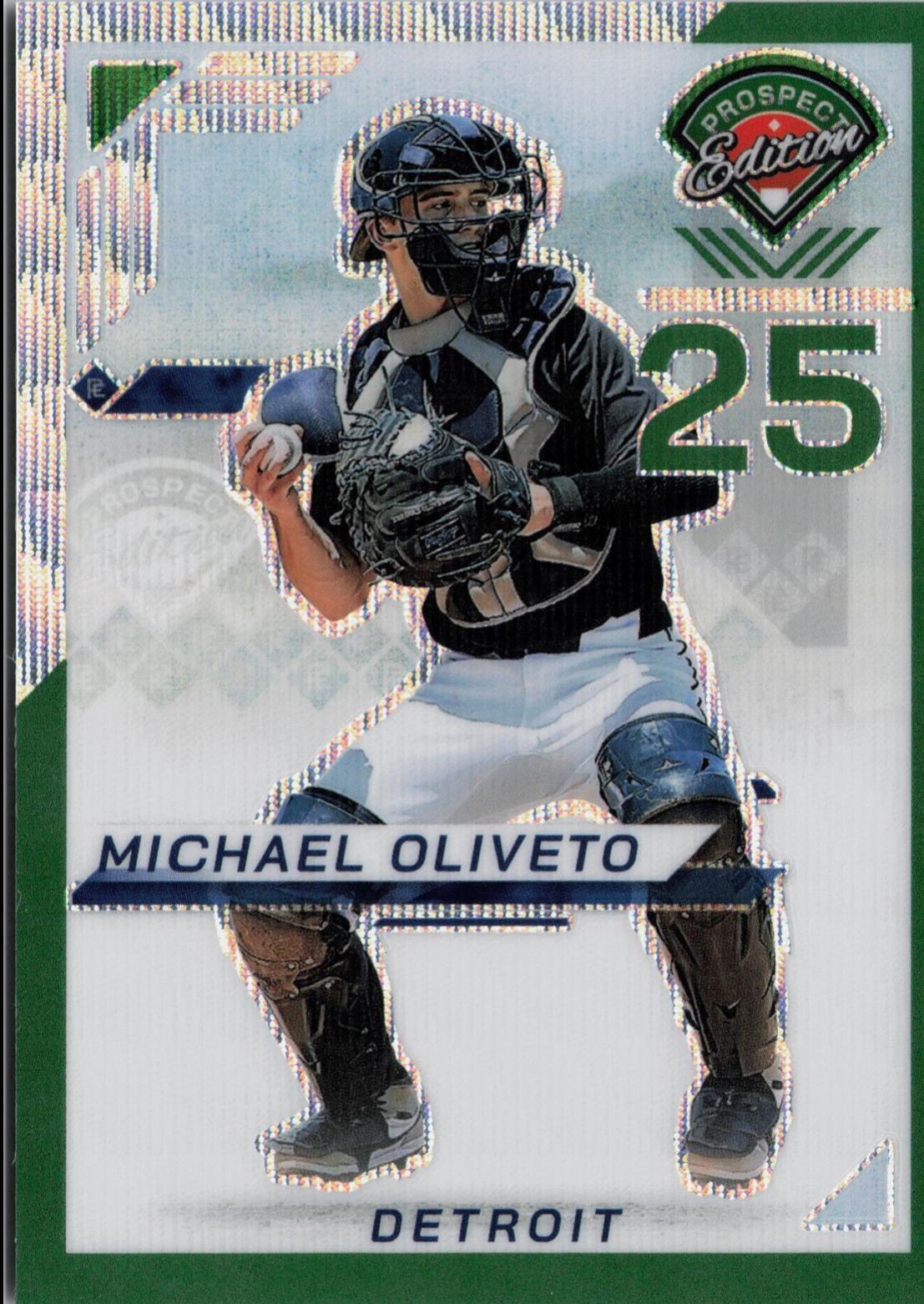 Michael Oliveto [Green Wave Holo Ticket] #87