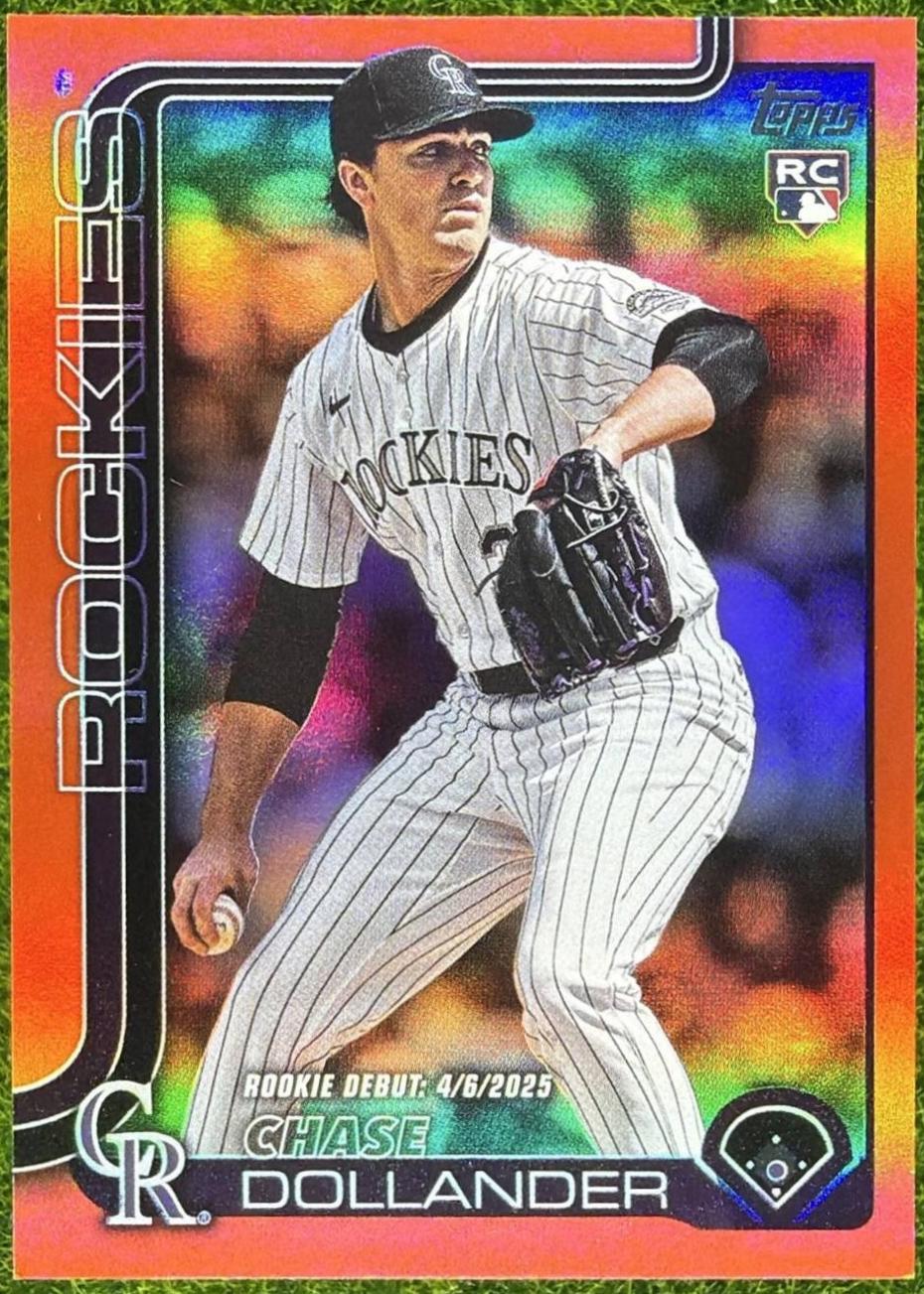 Chase Dollander [Orange Rainbow Foil] #US259