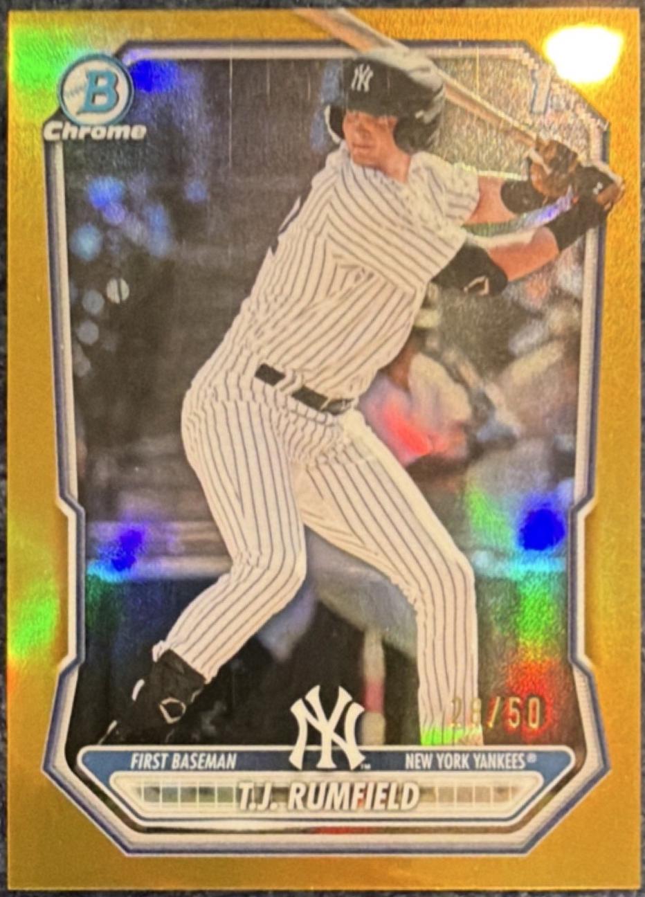 T.J. Rumfield [Gold Refractor] #BCP-134