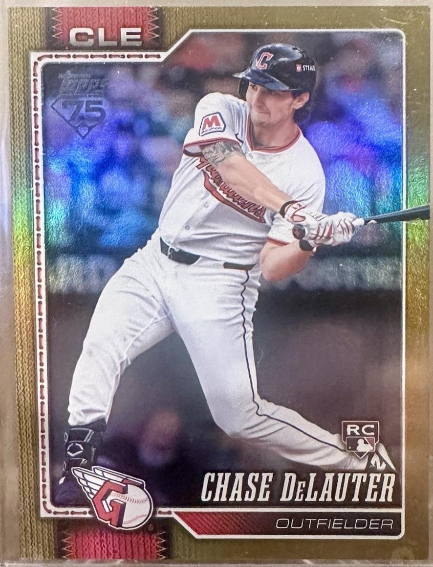 Chase DeLauter [Gold Rainbow Foil] #458