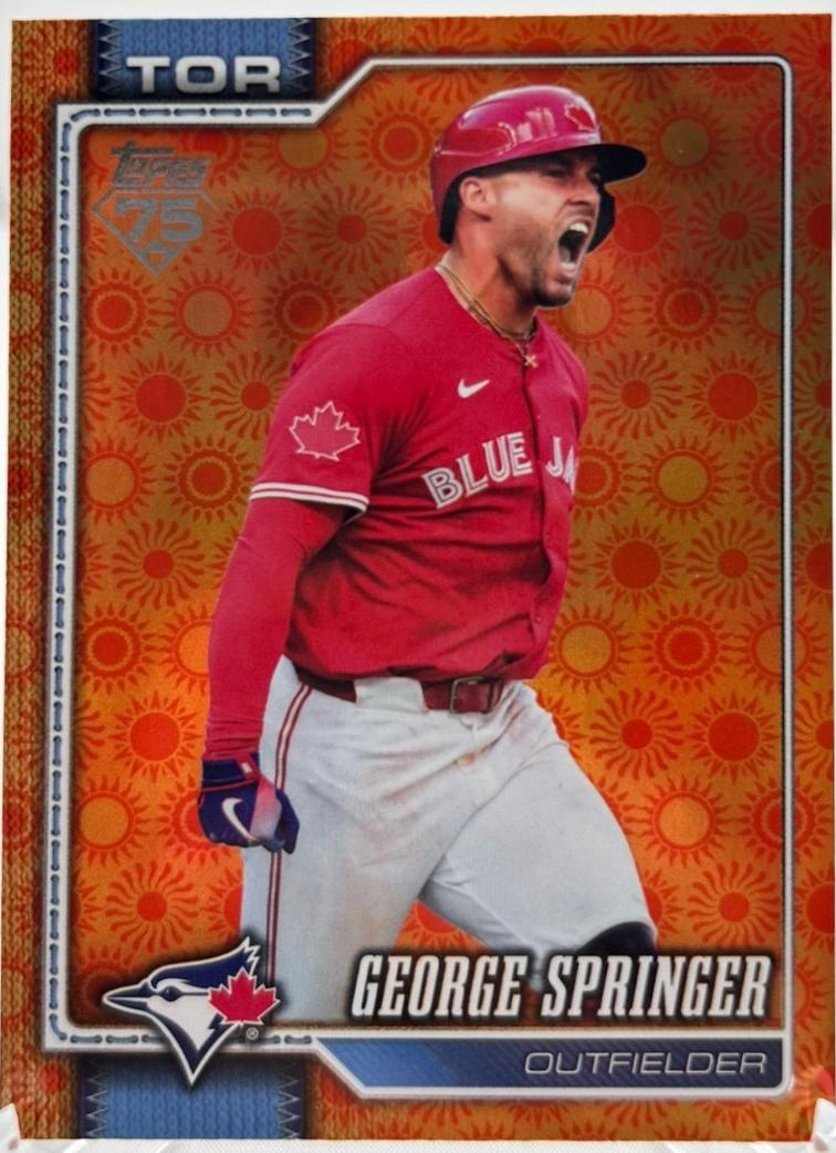 George Springer [Holo Foil Orange] #455