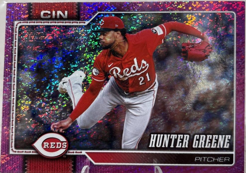Hunter Greene [Holo Foil Pink] #382